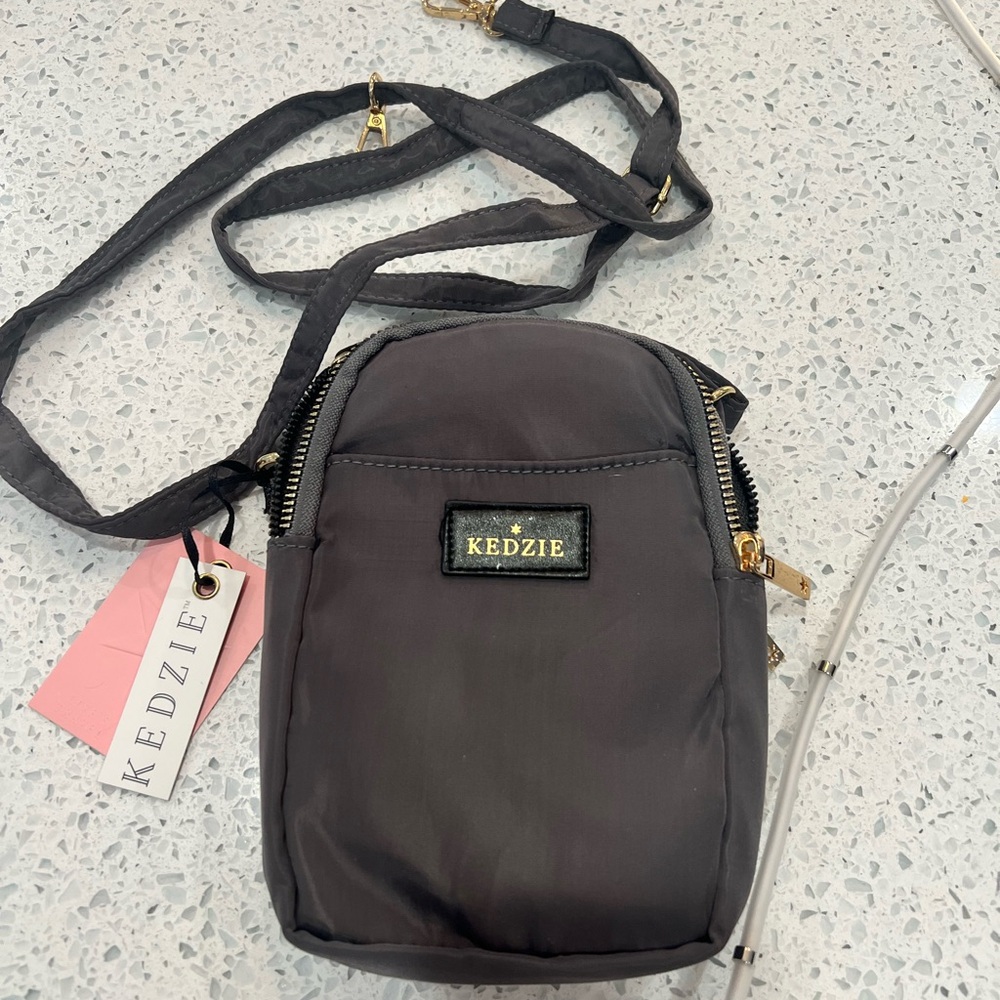 Kedzie Gray Crossbody Bag